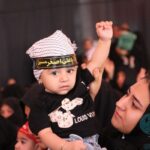 همنوایی مادران رفسنجان با رباب در همایش شیرخوارگان حسینی/تصاویر