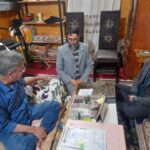 دیدار مشاور مدیر عامل صندوق اعتباری هنر کشور با ۲ هنرمند رفسنجانی